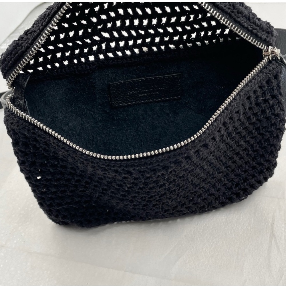 Rachel Comey Black Crochet Belt Bag (Fanny Pack) - Picture 8 of 8